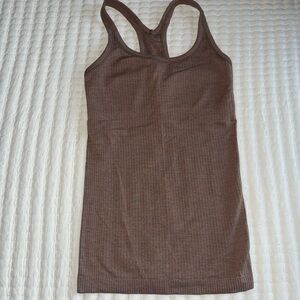 Lululemon Brown Ribbed Women's Tank Top